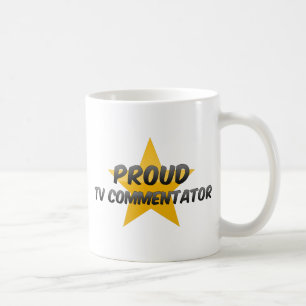Stolt tvkommentator kaffemugg