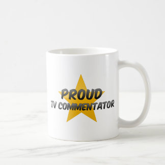 Stolt tvkommentator kaffemugg