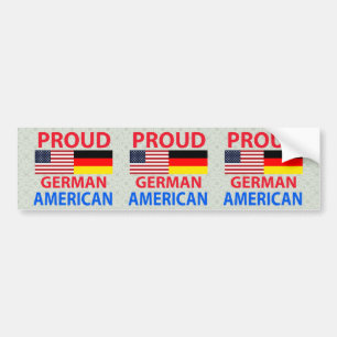 Stolt tysk amerikan bildekal
