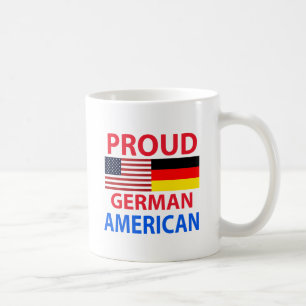 Stolt tysk amerikan kaffemugg