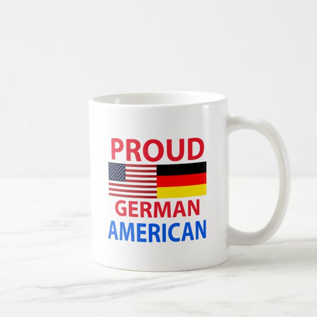 Stolt tysk amerikan kaffemugg (Höger)