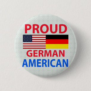 Stolt tysk amerikan knapp
