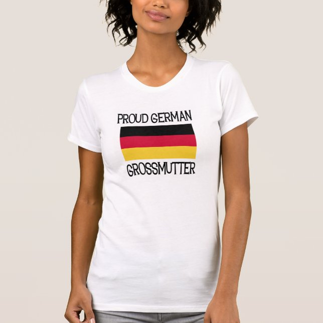 Stolt tyska Grossmutter Tee Shirt (Framsida)