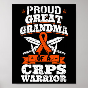 stolt Underbar mormor på en CRS-krigare RSD Awaren Poster