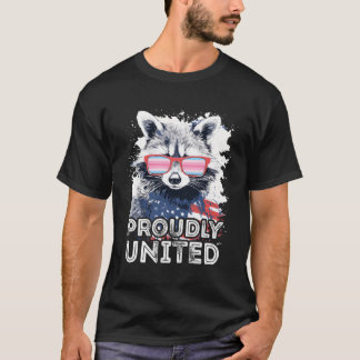 stolt United Raccoon Transfeminine Sunglass Fl T Shirt
