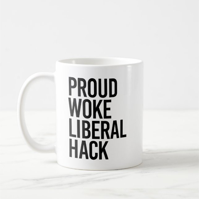 Stolt Vaken Liberal hack Kaffemugg (Vänster)