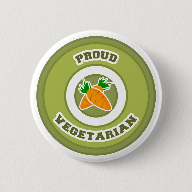Stolt vegetarian knapp (Framsida)