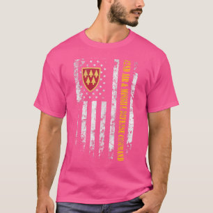 Stolt veteran från 32Nd Air And Missile Defense Co T Shirt