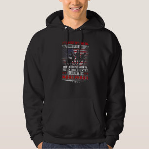 Stolt veteran militär Jag lärde min stora syster H Hoodie