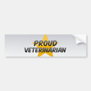 Stolt veterinär bildekal