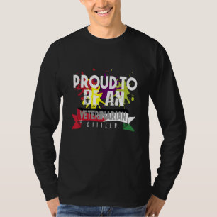 Stolt veterinär medborgaryrke karriär arbetare t shirt