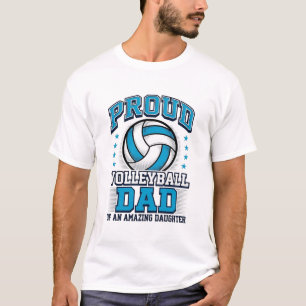 Stolt Volleyboll Pappa Vintage Sport Tröja Design_