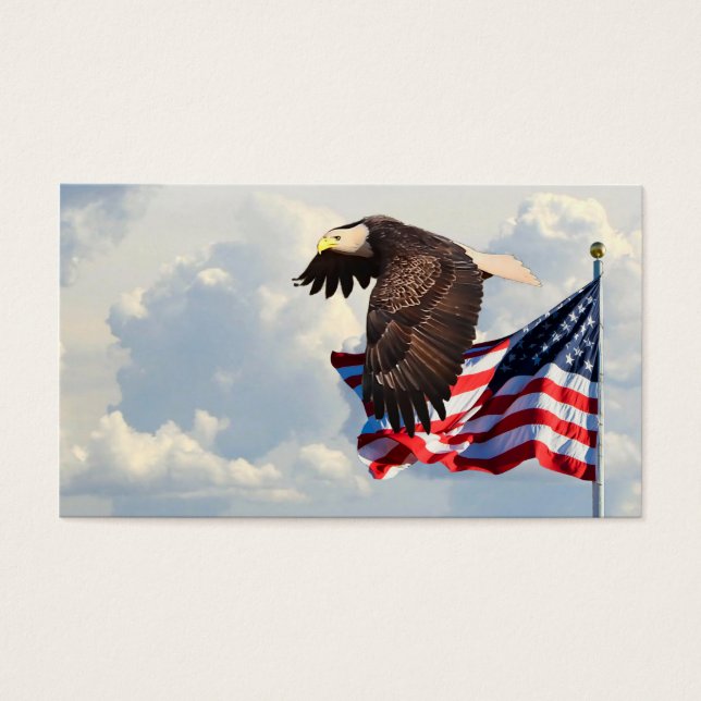 STOLTA ATT VARA AMERIKANSK VISITKORT (Framsidan)