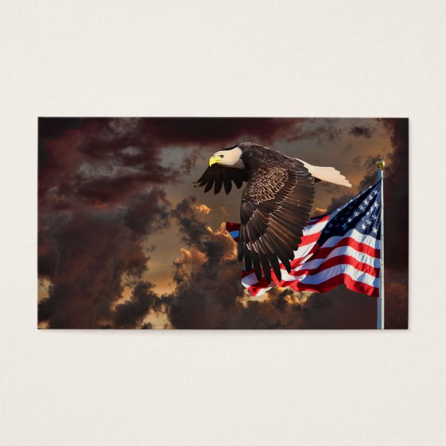STOLTA ATT VARA AMERIKANSK VISITKORT (Framsidan)