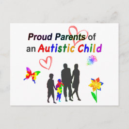 Stolta Autism Föräldrar Vykort