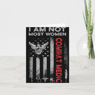 Stolta Combat Field Medic Veteran Soldierpresenter Kort
