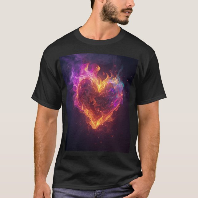 Stolta Eldhjärtan T Shirt (Framsida)