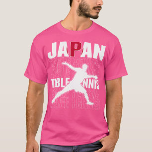 Stolta Japan Bordtennis Fans Tröja Japanska Flagga