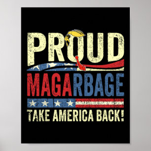 Stolta Mega-Skräp Trump-supportrar  Poster