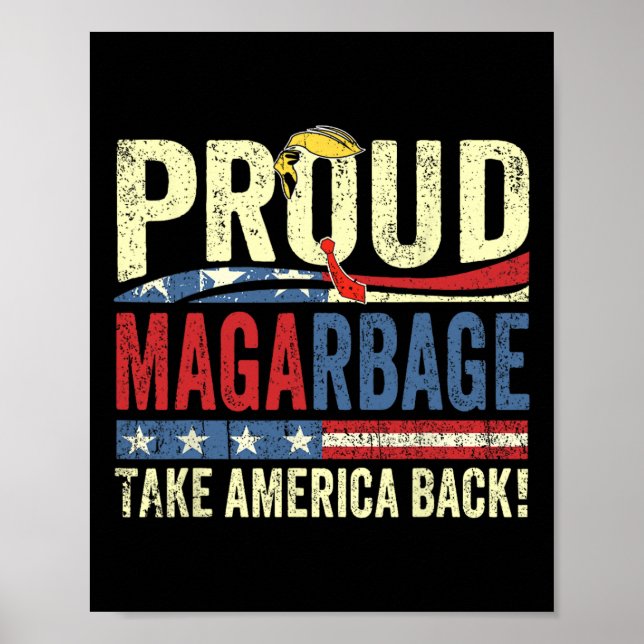 Stolta Mega-Skräp Trump-supportrar  Poster (Framsidan)