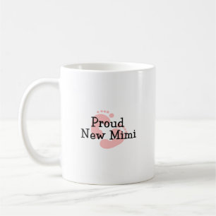 Stolta Nya Mimi Baby Flickfötter Kaffemugg