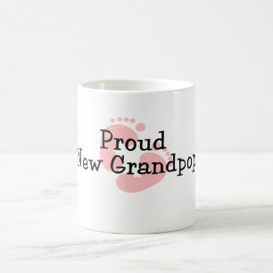 Stolta nya mormor eller farmor - Babyflickas fotav Kaffemugg