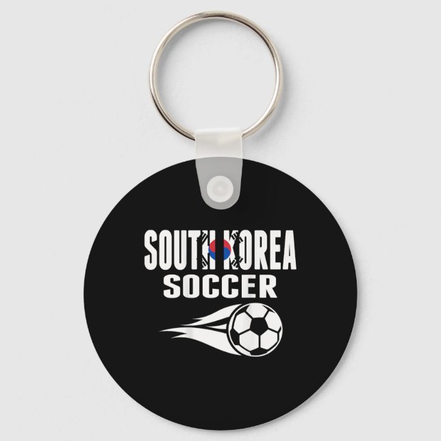Stolta sydkoreanska fotbollsfans tröja stöd Korea Nyckelring (Framsida)
