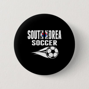 Stolta sydkoreanska fotbollsfans tröja stödjer Kor Knapp