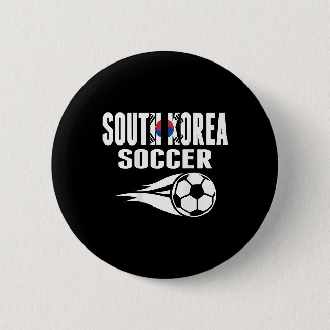 Stolta sydkoreanska fotbollsfans tröja stödjer Kor Knapp (Framsida)