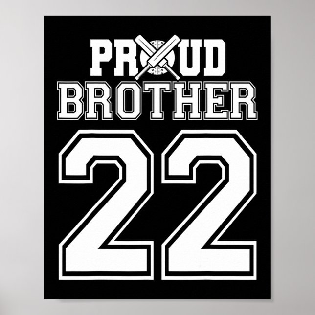 Stolte Cricket Broder Nummer 22  Poster (Framsidan)