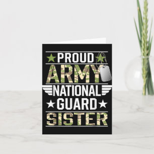 Stolthet Armé National Guard Syster Veterans Day A Kort