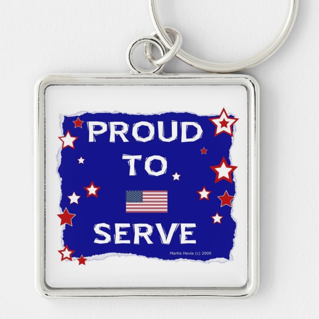  stolthet fyrkantig silverfärgad nyckelring (Framsidan)