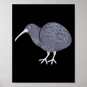 Stolthet Nya Zeeland Kiwi Fågel Present Nya Zeelan Poster