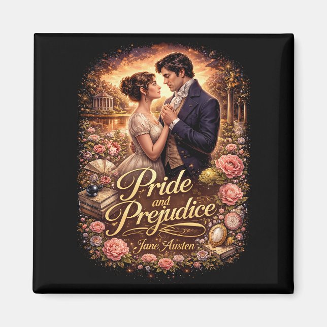 Stolthet och fördom magnet (Framsidan)