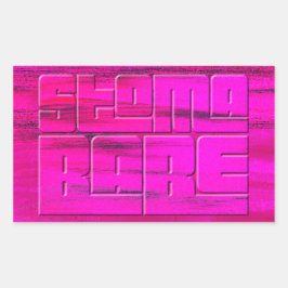 Stoma Babe Rektangulärt Klistermärke