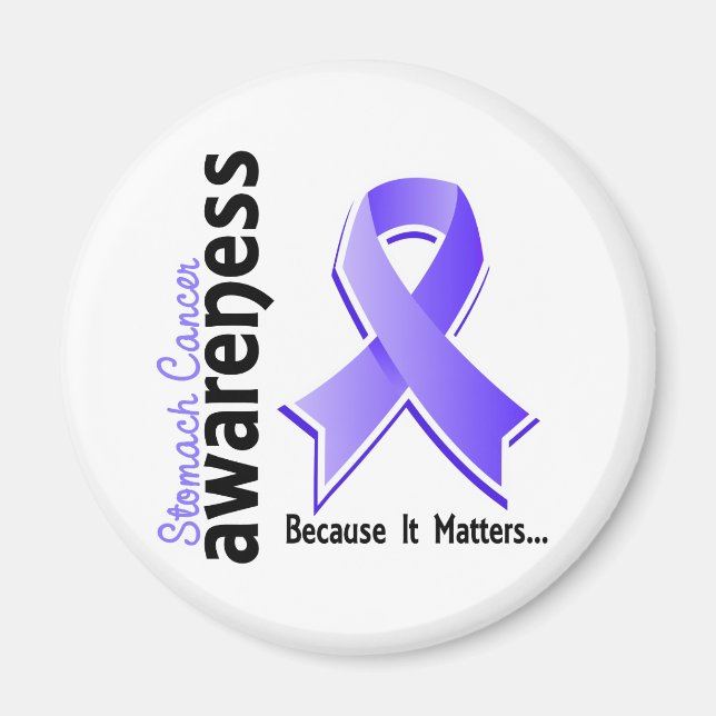 Stomach Cancer Awareness 5 Magnet (Framsidan)