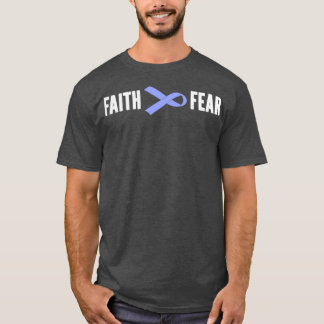 Stomach Cancer Awareness Faith over Fear Gift1 T Shirt