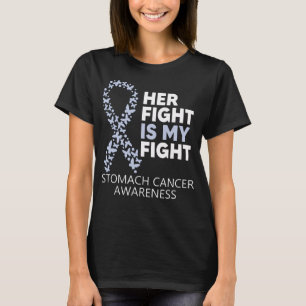 Stomach Cancer Awareness Hennes kamp är min kriga T Shirt