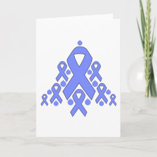 Stomach Cancer jul Ribbon Träd Helgkort