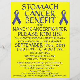 Stomach Cancer Ribbon Benefit Flyer