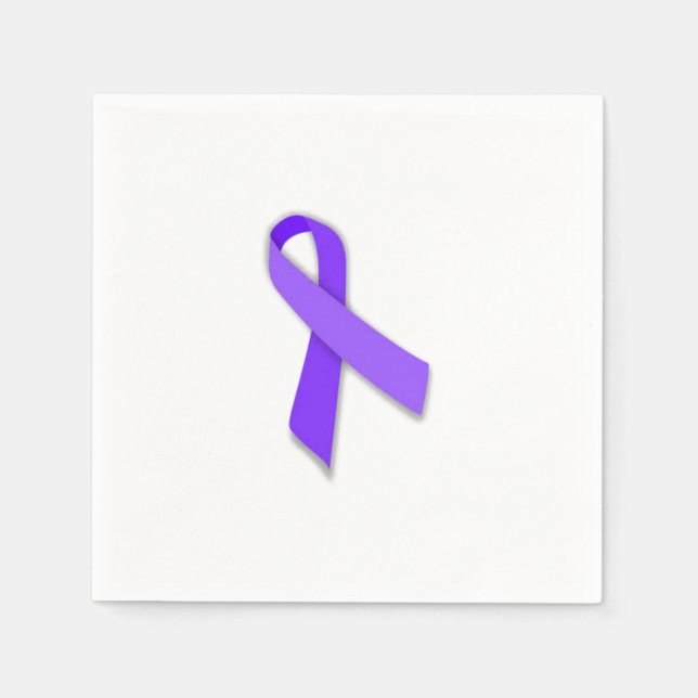 Stomach Cancer Ribbon Napkins Pappersservett (Framsidan)