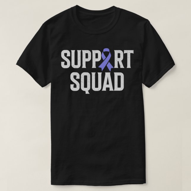 Stomach Cancer Support Squad Stomach Cancer Awaren T Shirt (Design framsida)