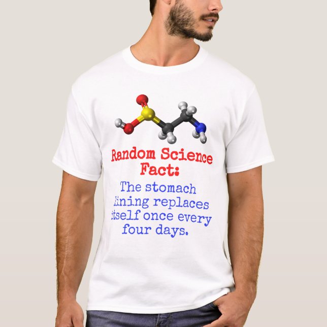 Stomach Linging ersätter sig själv - vetenskapliga T Shirt (Framsida)