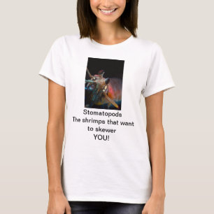 Stomatopod (bönsyrsaräka) t shirt
