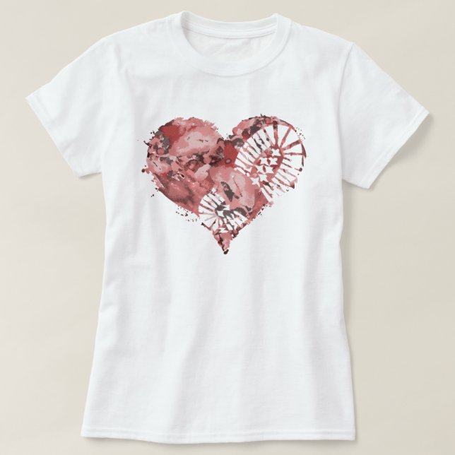 stomhjärta t shirt (Design framsida)