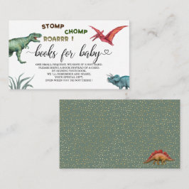 Stomp-chomp-roar-babydusch bokar för baby tilläggskort