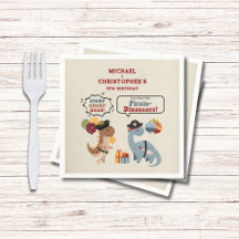 Stomp Chomp Roar Pirat Dinosaur Twin Boy Birthday