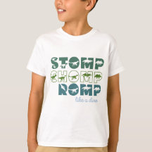 Stomp-chomp-rom som ett dino-barn