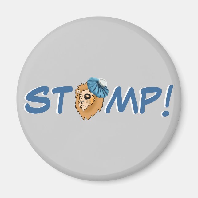 STOMP! - Detroit Football Magnet (Framsidan)