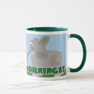 Stomp Out Mornings Elephant Mugg